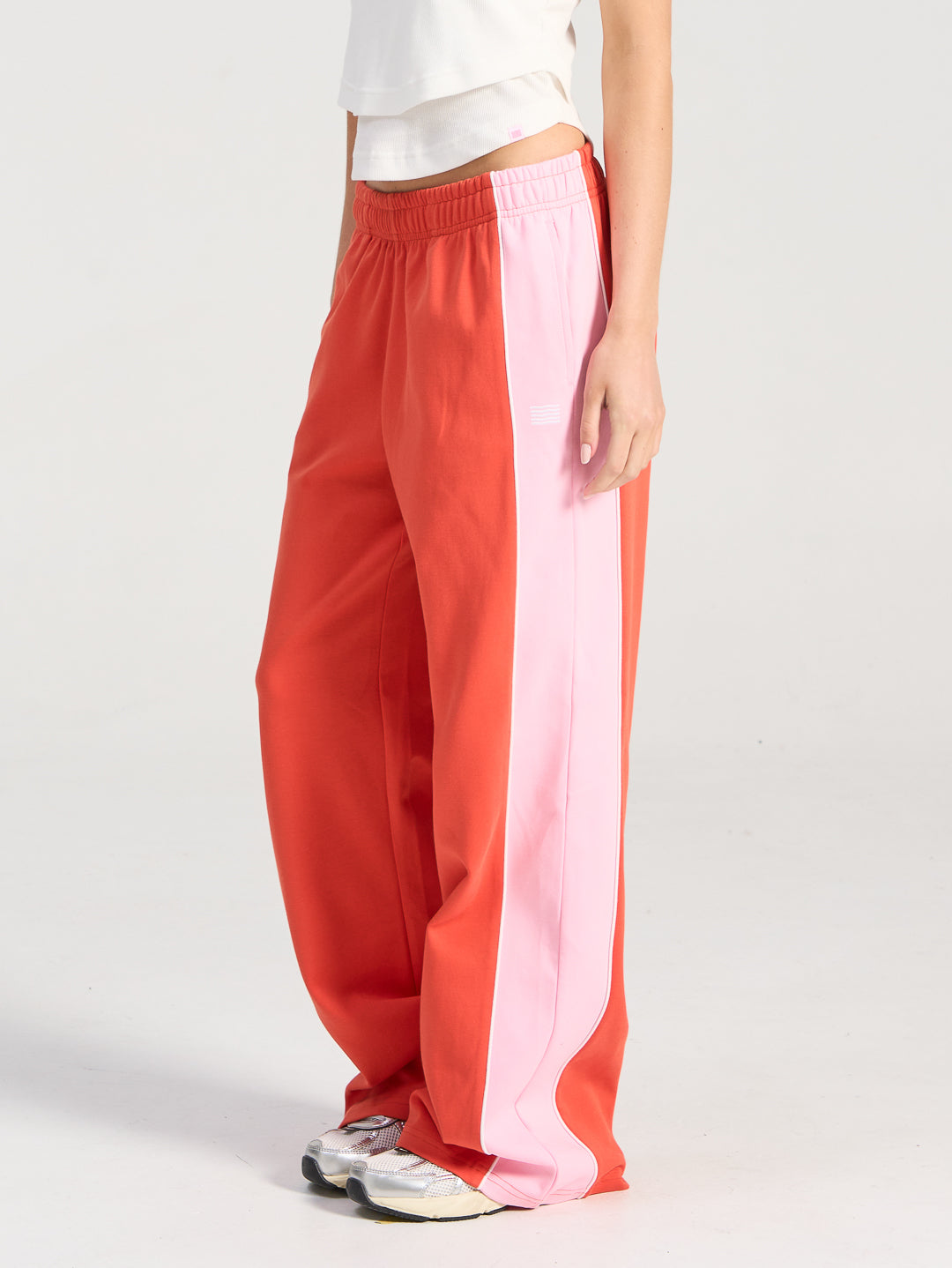 Speedway Wide Leg Pant - Tomato