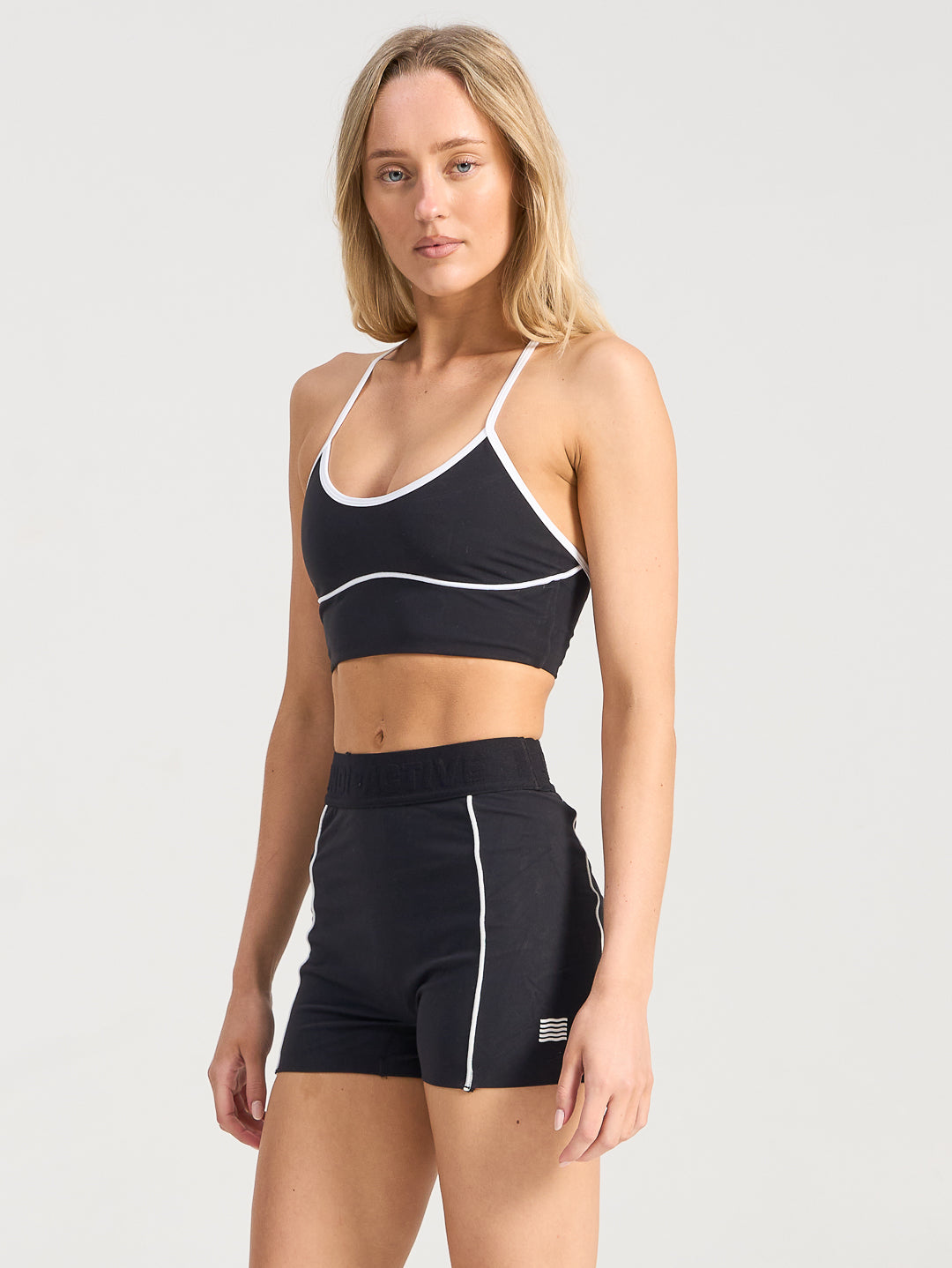Speedway Dominate Crop - Black