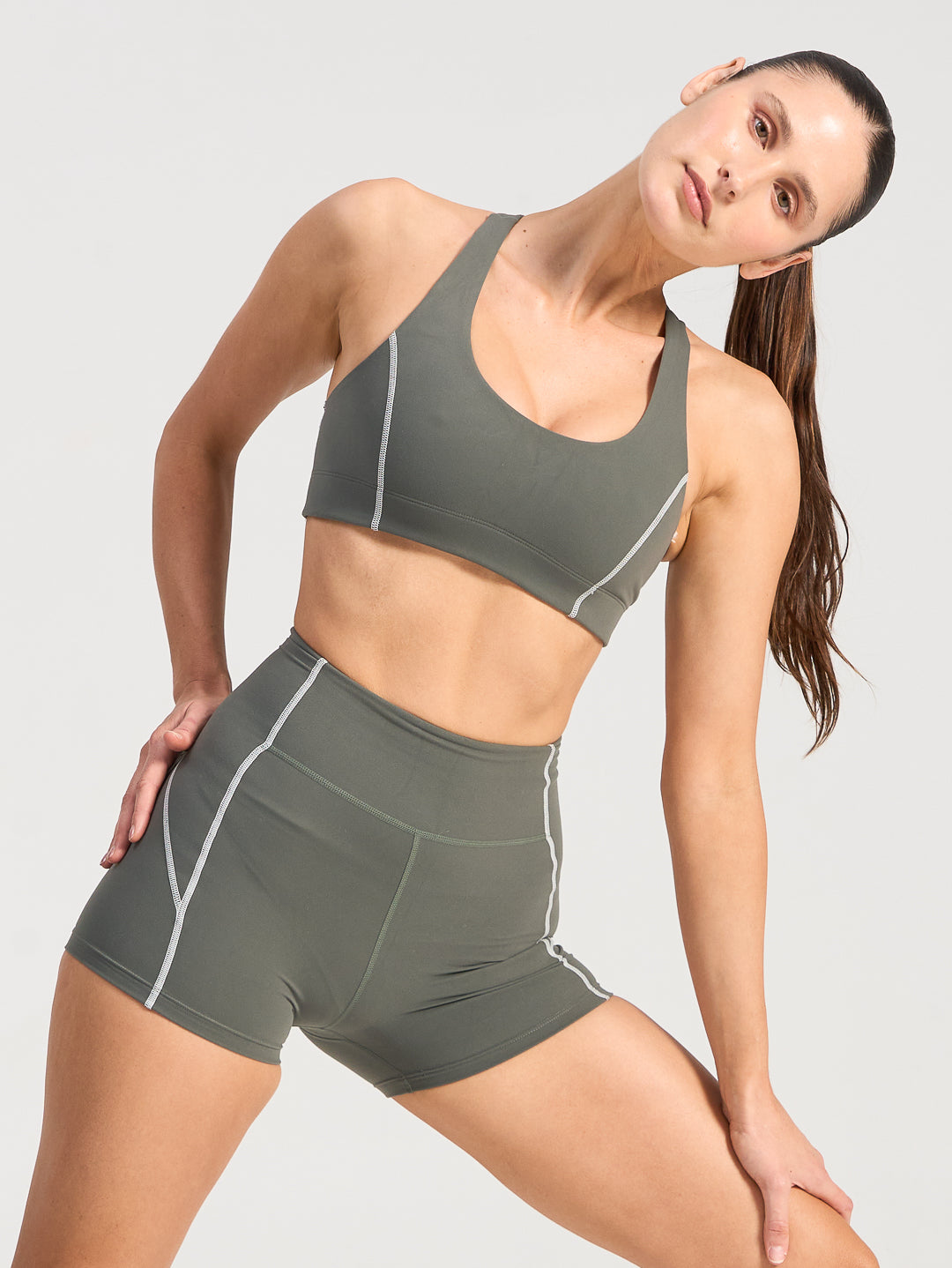 Speedway Evolve Crop - Asphalt