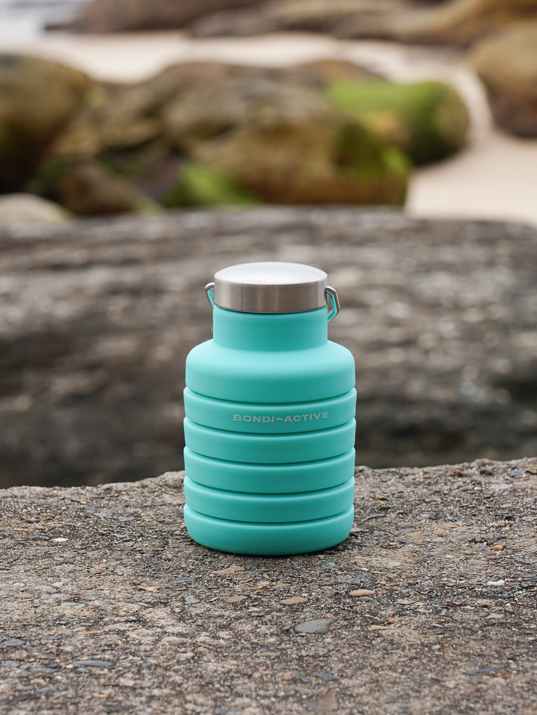 BA COLLAPSIBLE WATER BOTTLE - AQUA