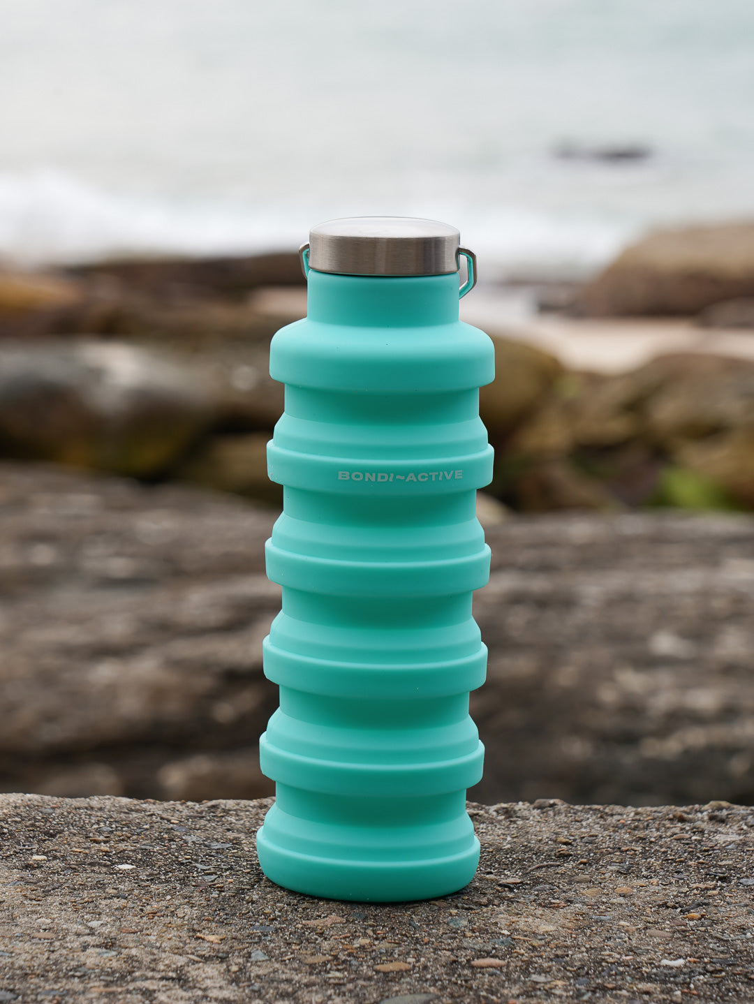 BA COLLAPSIBLE WATER BOTTLE - AQUA