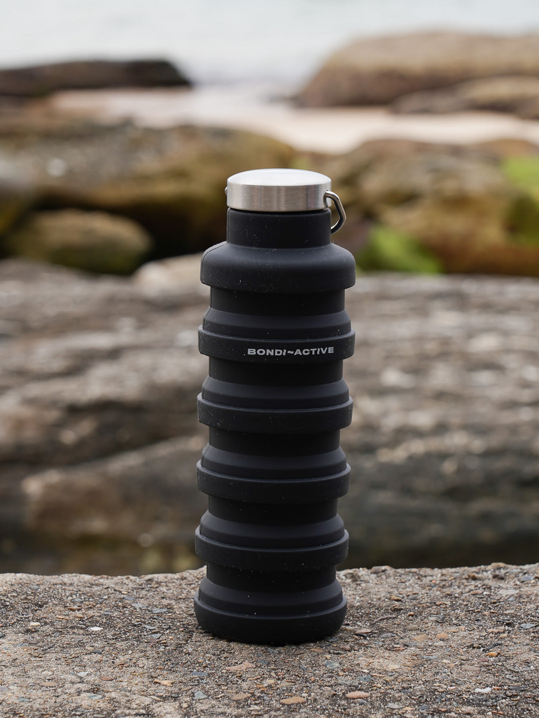 BA COLLAPSIBLE WATER BOTTLE - BLACK