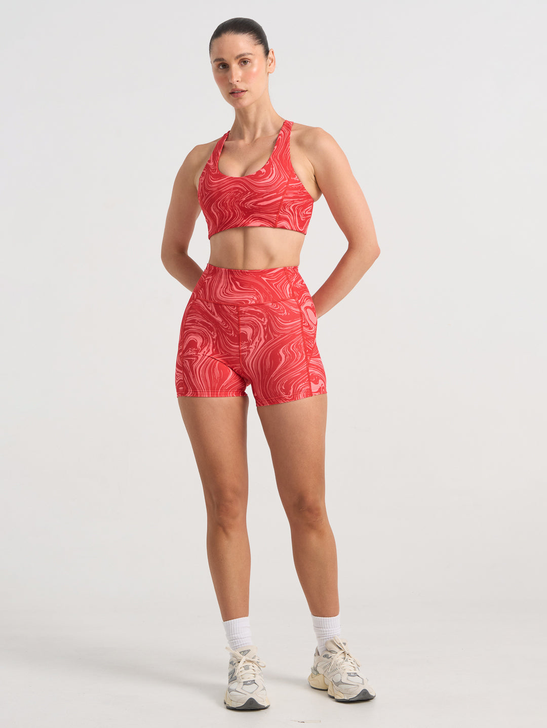 Forma Ignite 9cm Bike Shorts - Red Marble