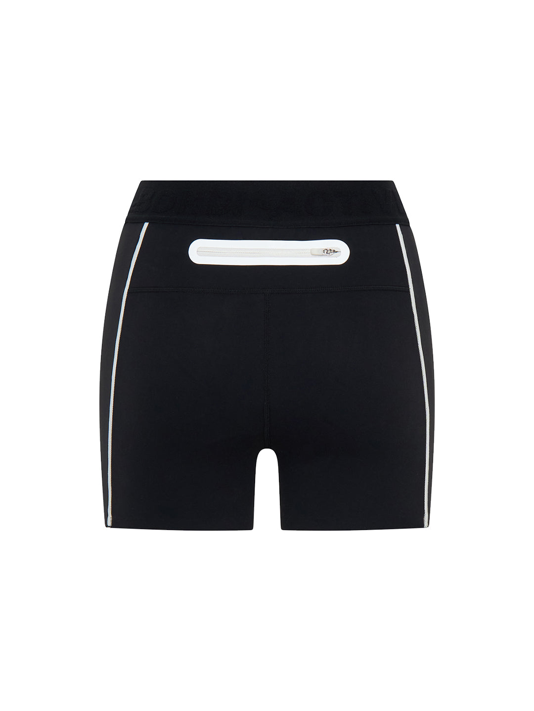 black 2.5" bike short back view product image