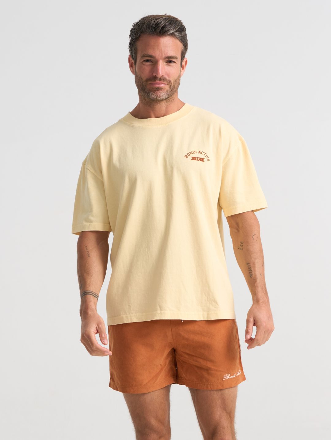 GLORY DAYS VINTAGE FC TEE - LEMON