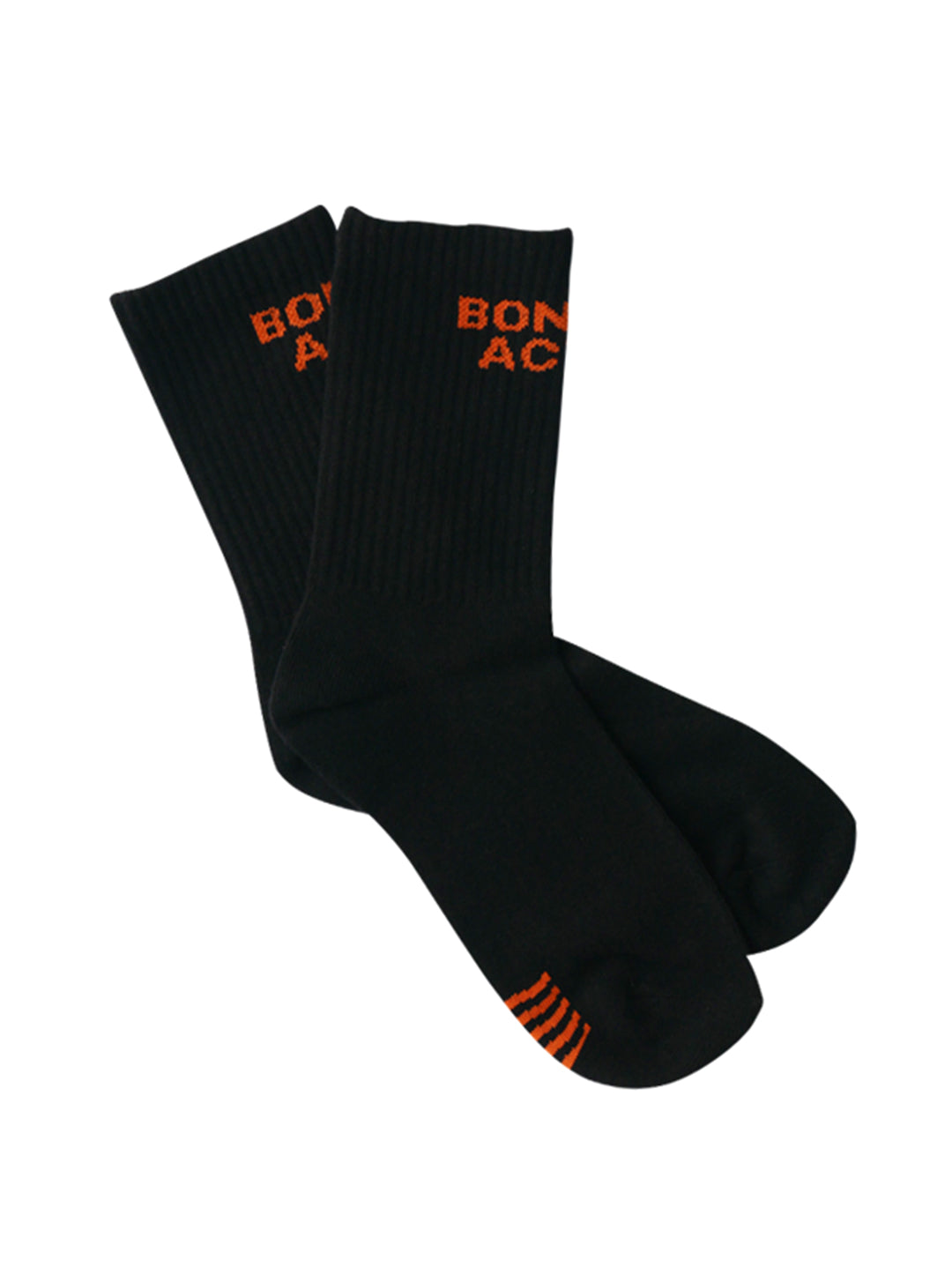 Unisex Active Socks (Black/Burnt Apricot)