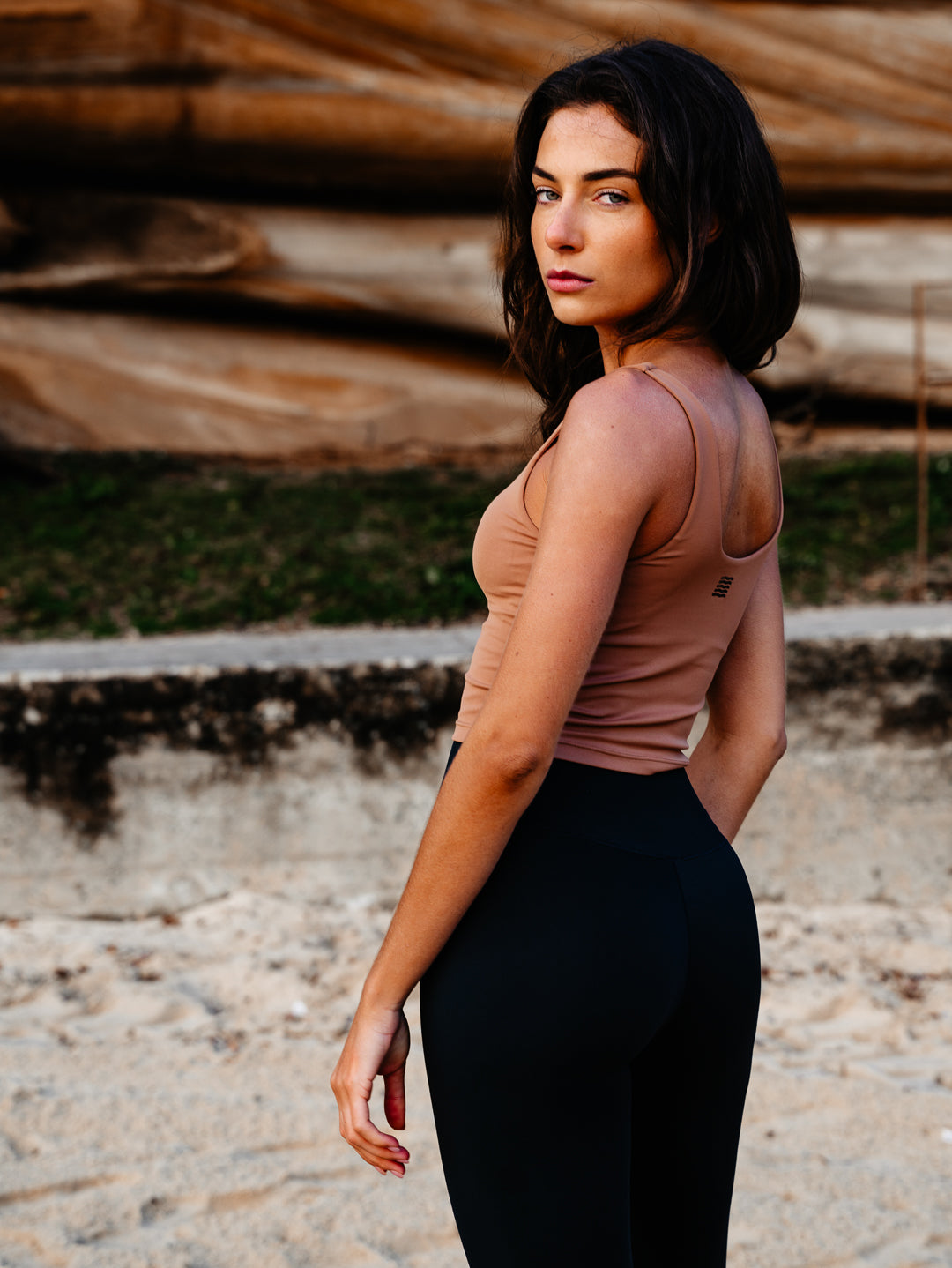 BASE LONGLINE BRA - MOCHA