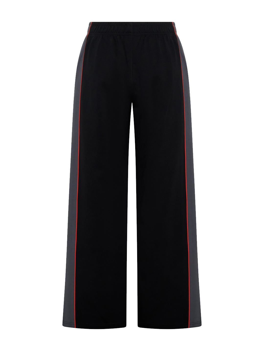 black and grey wide leg pant back view product image