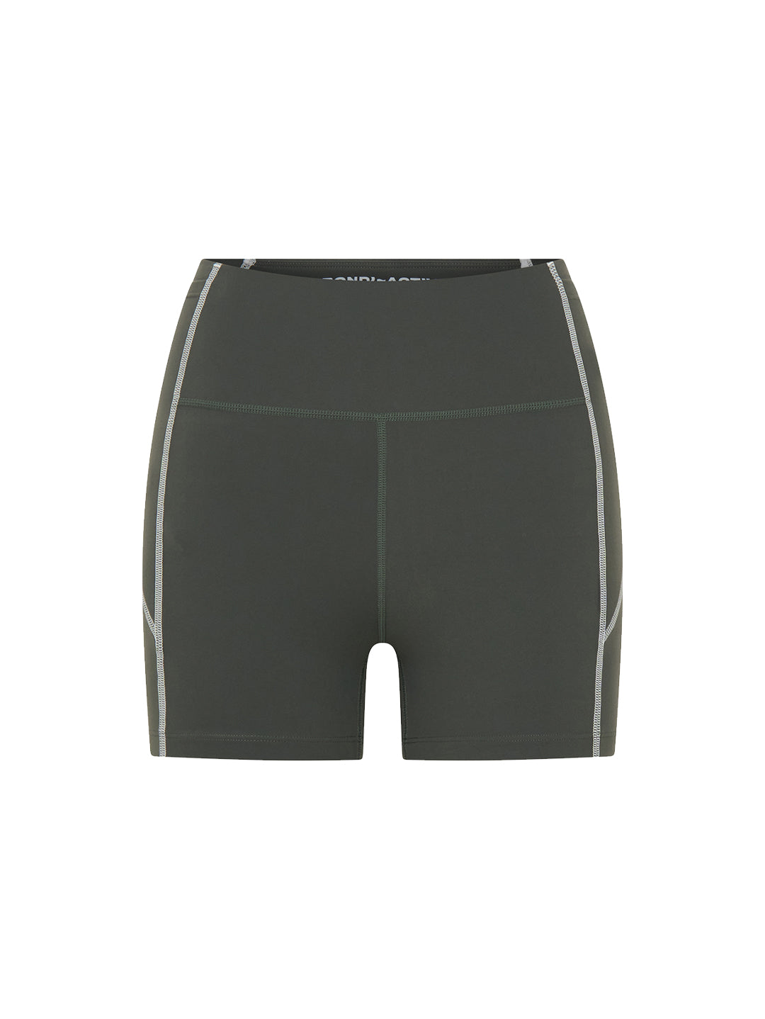 asphalt grey 3.5" bike short front view product image