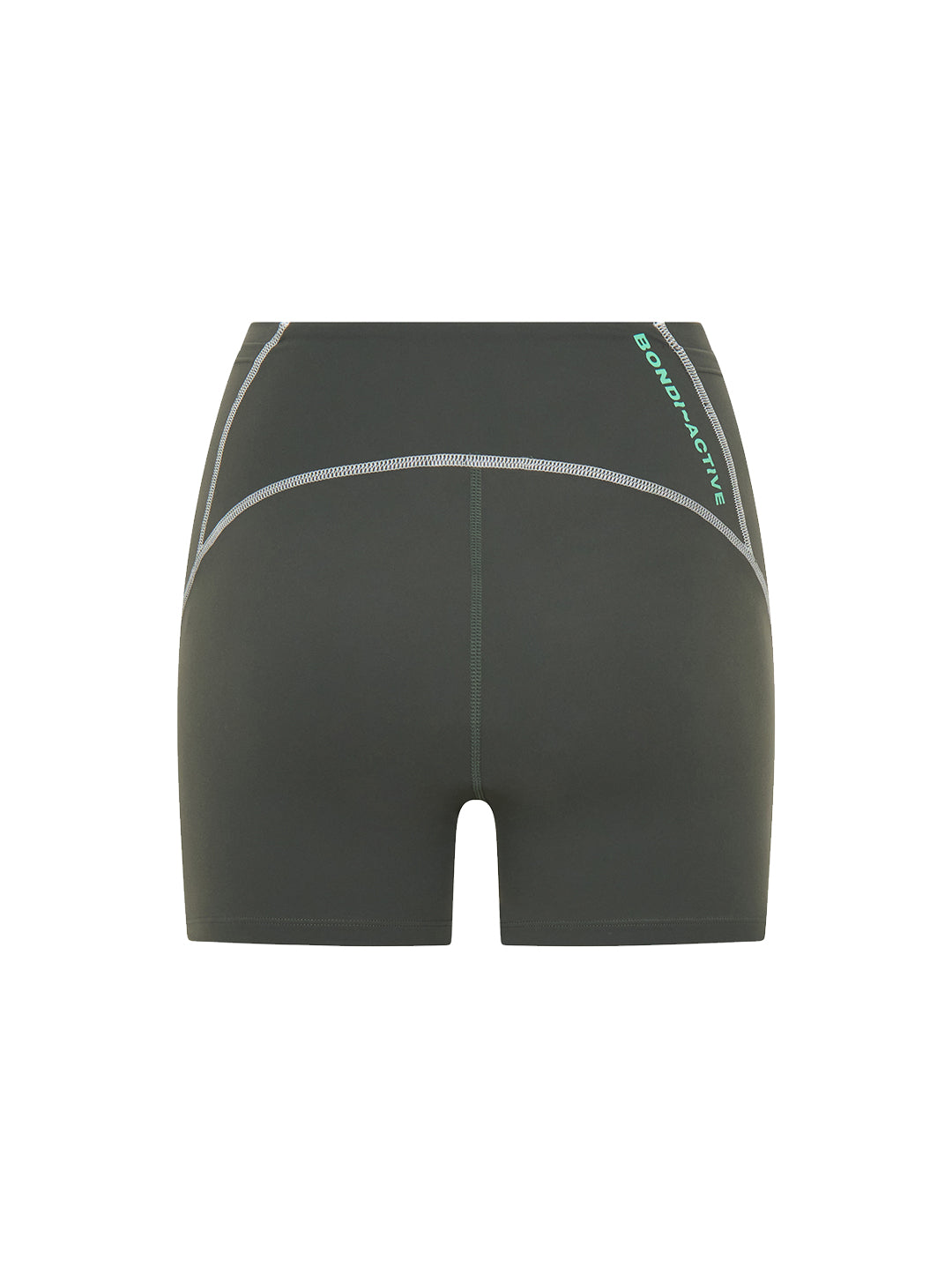asphalt grey 3.5" bike short back view product image