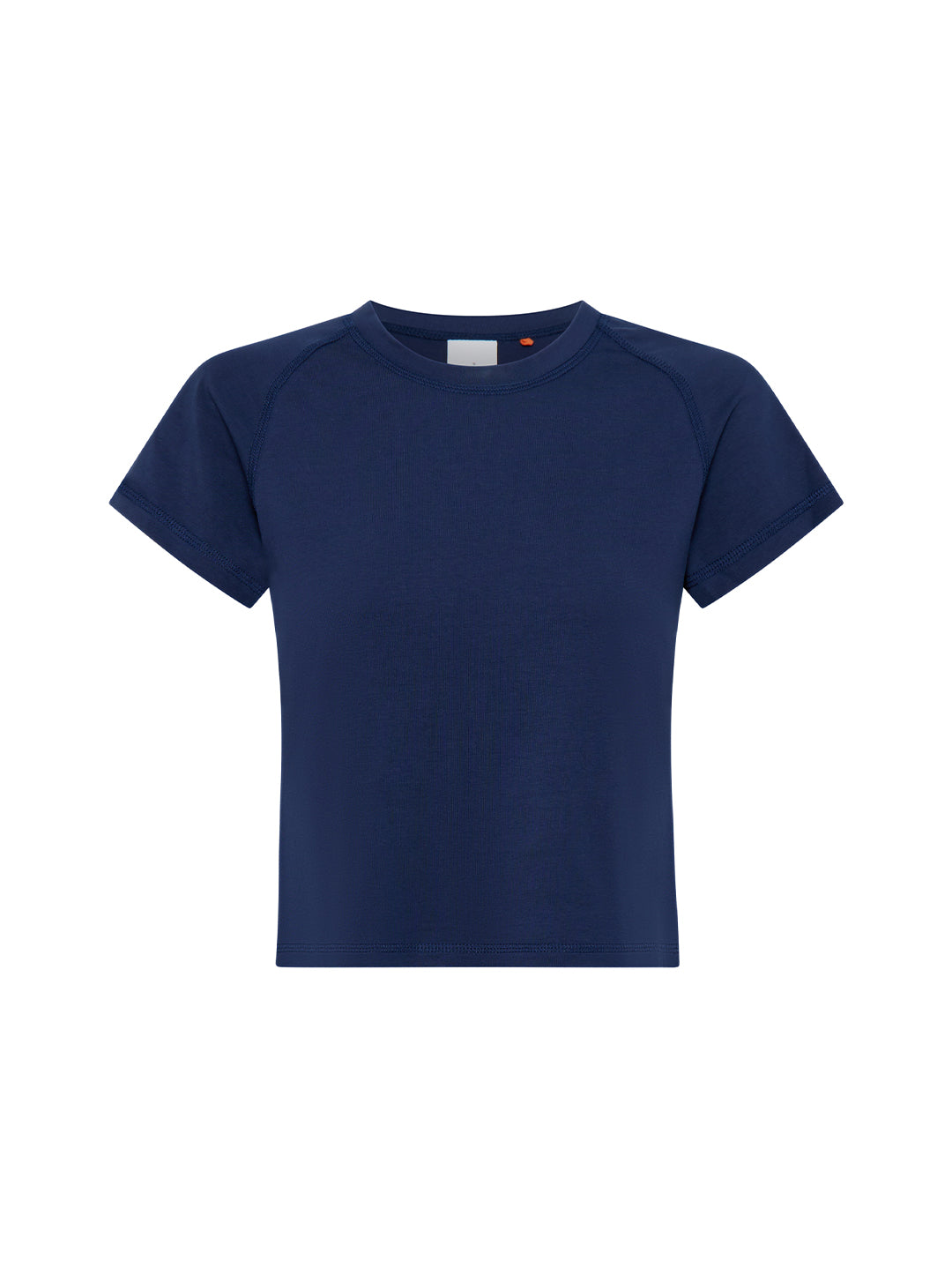 Cropped Tech Tee Navy