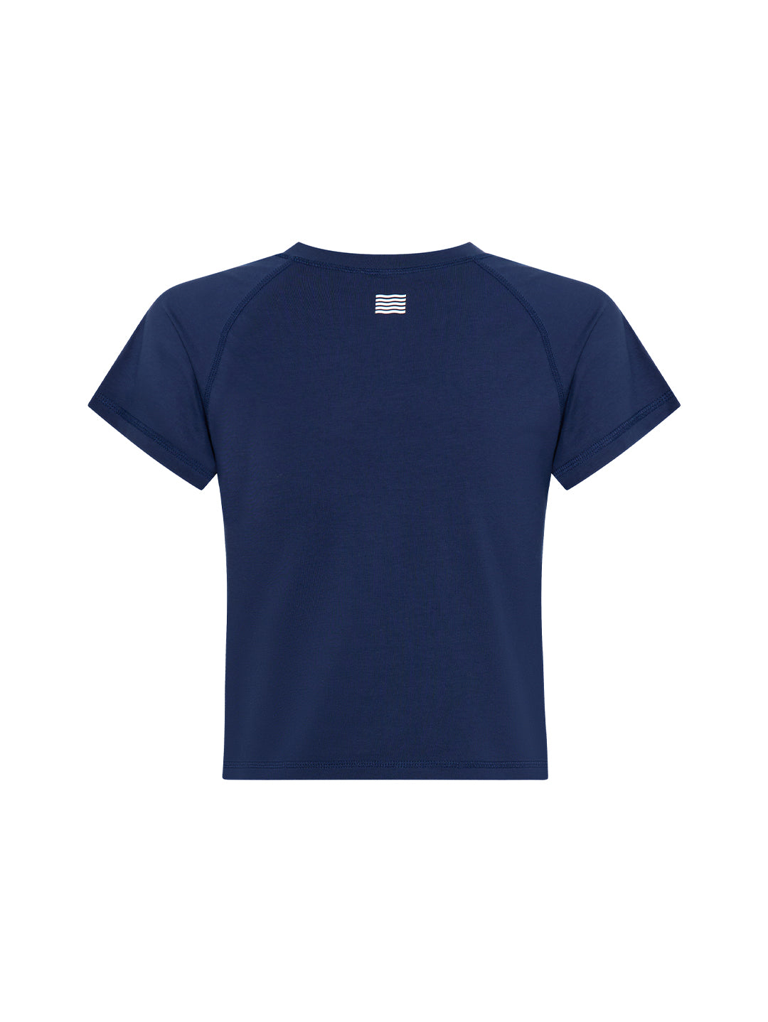 Cropped Tech Tee Navy