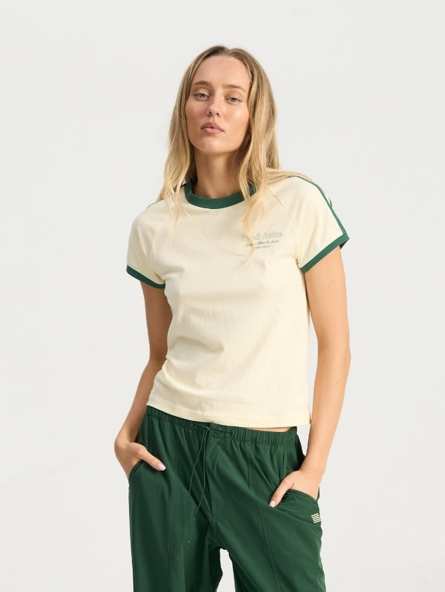 Ringer Tee - Buttercup