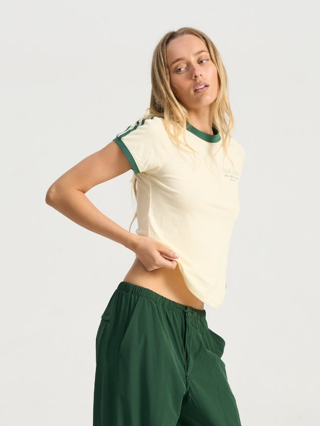Ringer Tee - Buttercup
