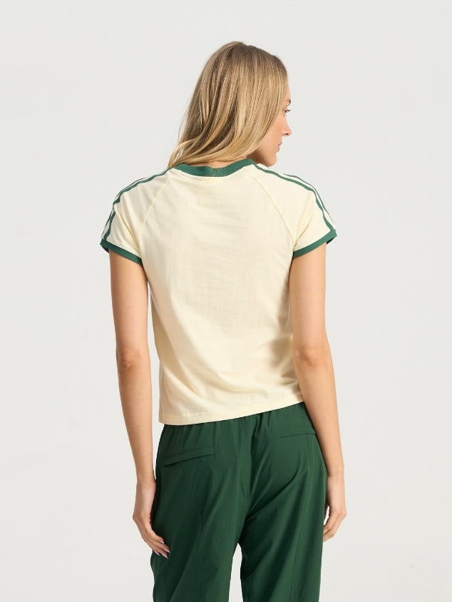 Ringer Tee - Buttercup