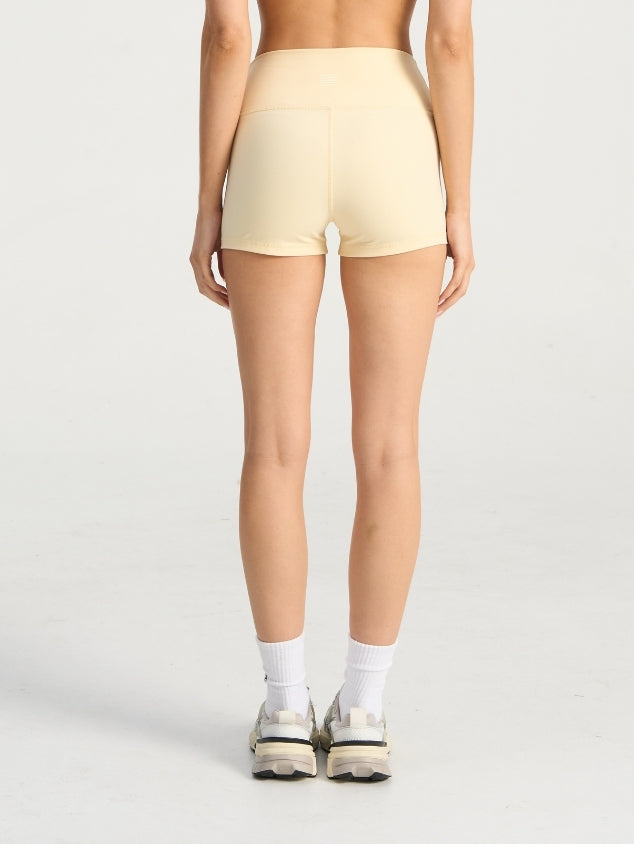 Evolve 9cm Bike Shorts - Pastel Yellow