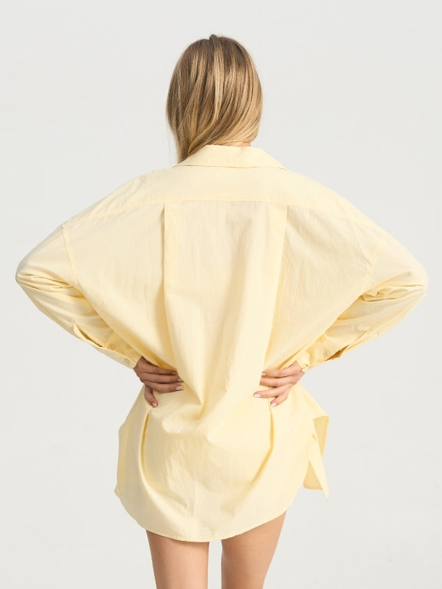Unwind Shirt - Pastel Yellow