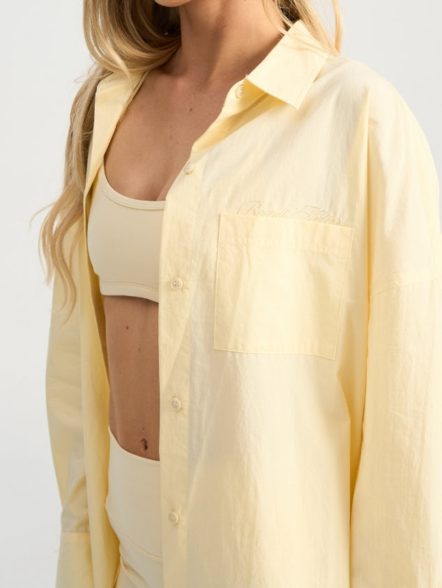 Unwind Shirt - Pastel Yellow