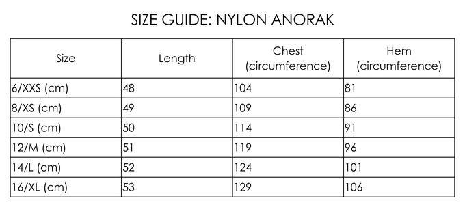 Size Guide