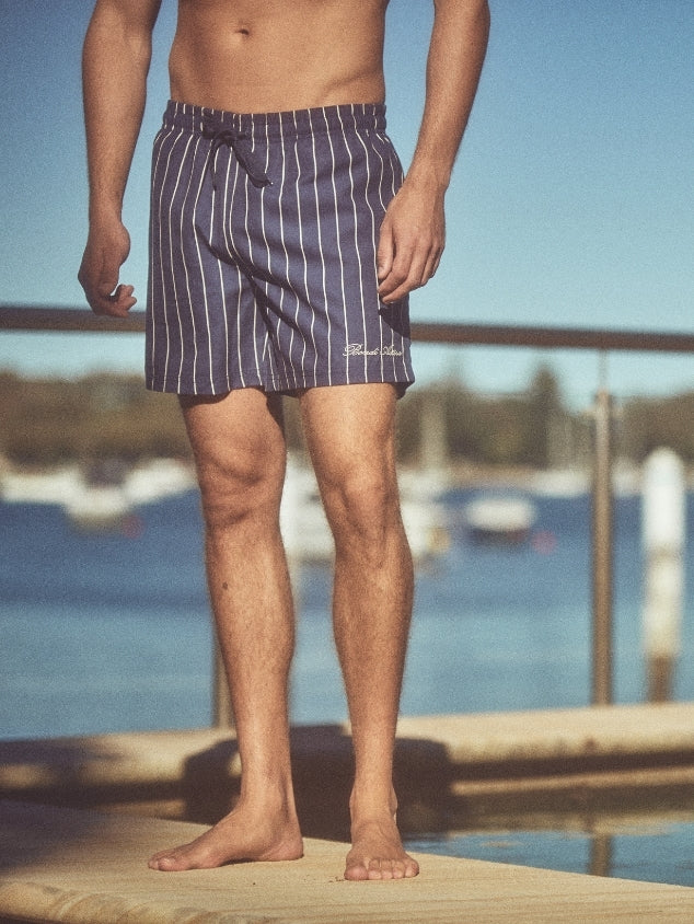 Classic Swim Short - Pinstripe