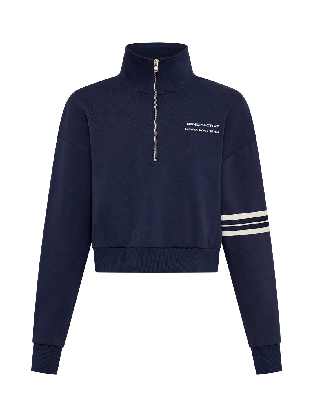 Sports Club Zip Sweat - Navy