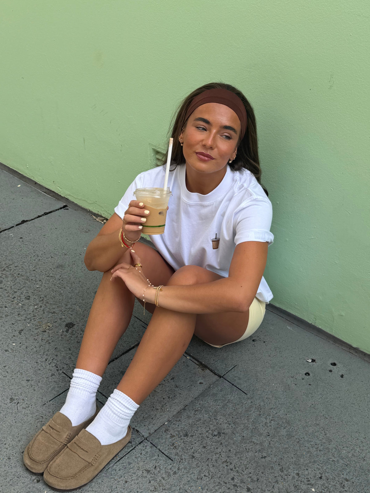 Coffee Club Tee - Iced Latte