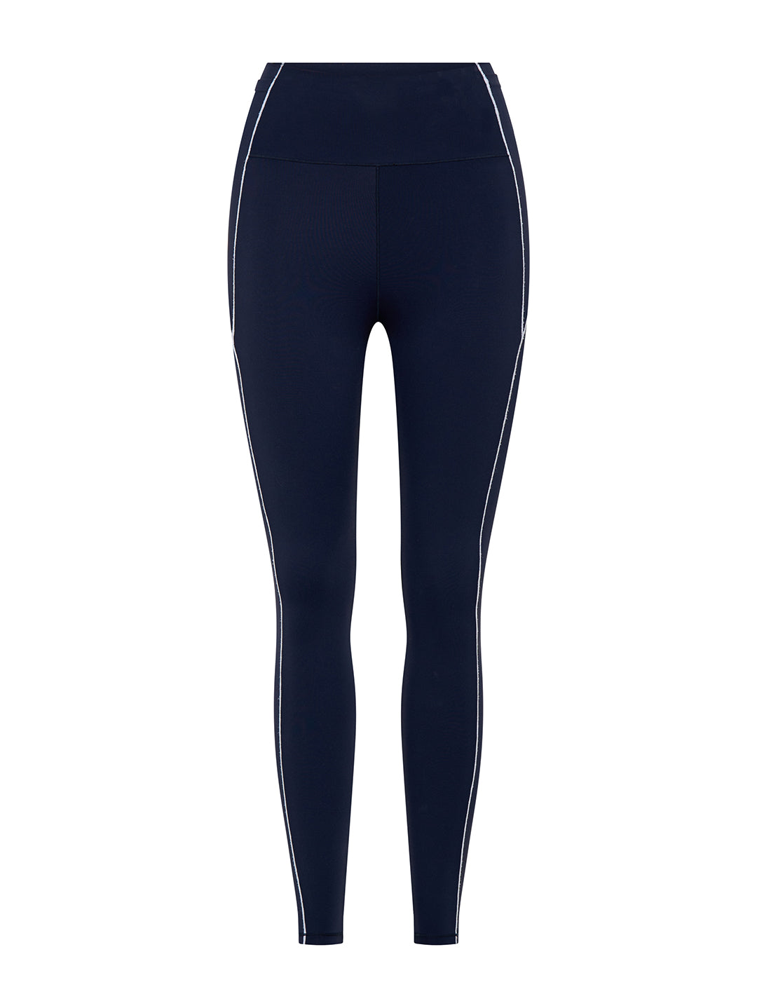 Sports Club Full Length Legging - Navy/White