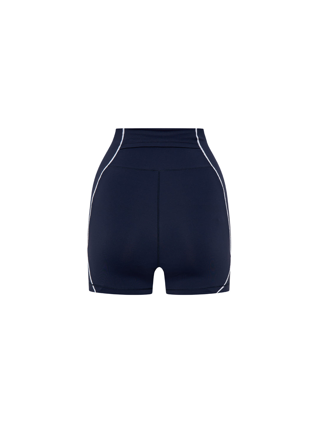 9cm Sports Club Bike Short - Navy/White