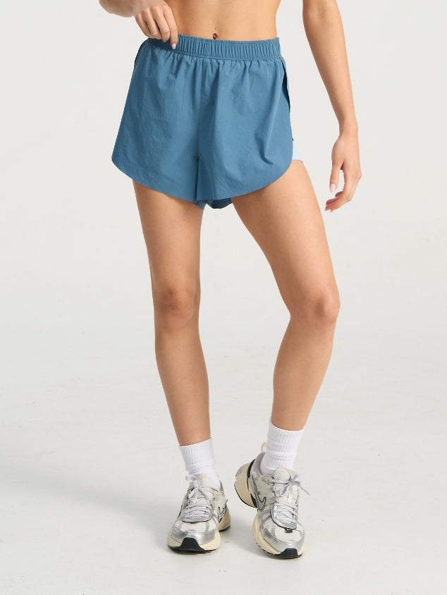 Flutter Run Short - Colony Blue