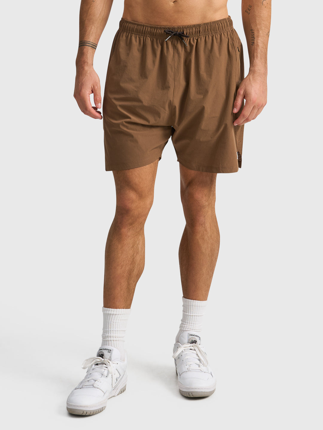 SPORT CLUB GYM SHORT - RUST