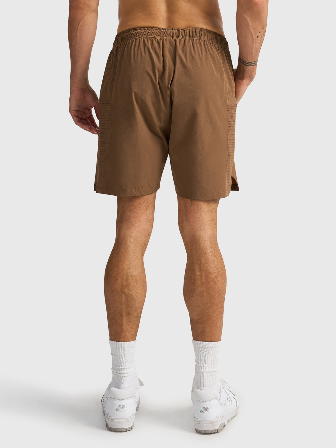 SPORT CLUB GYM SHORT - RUST