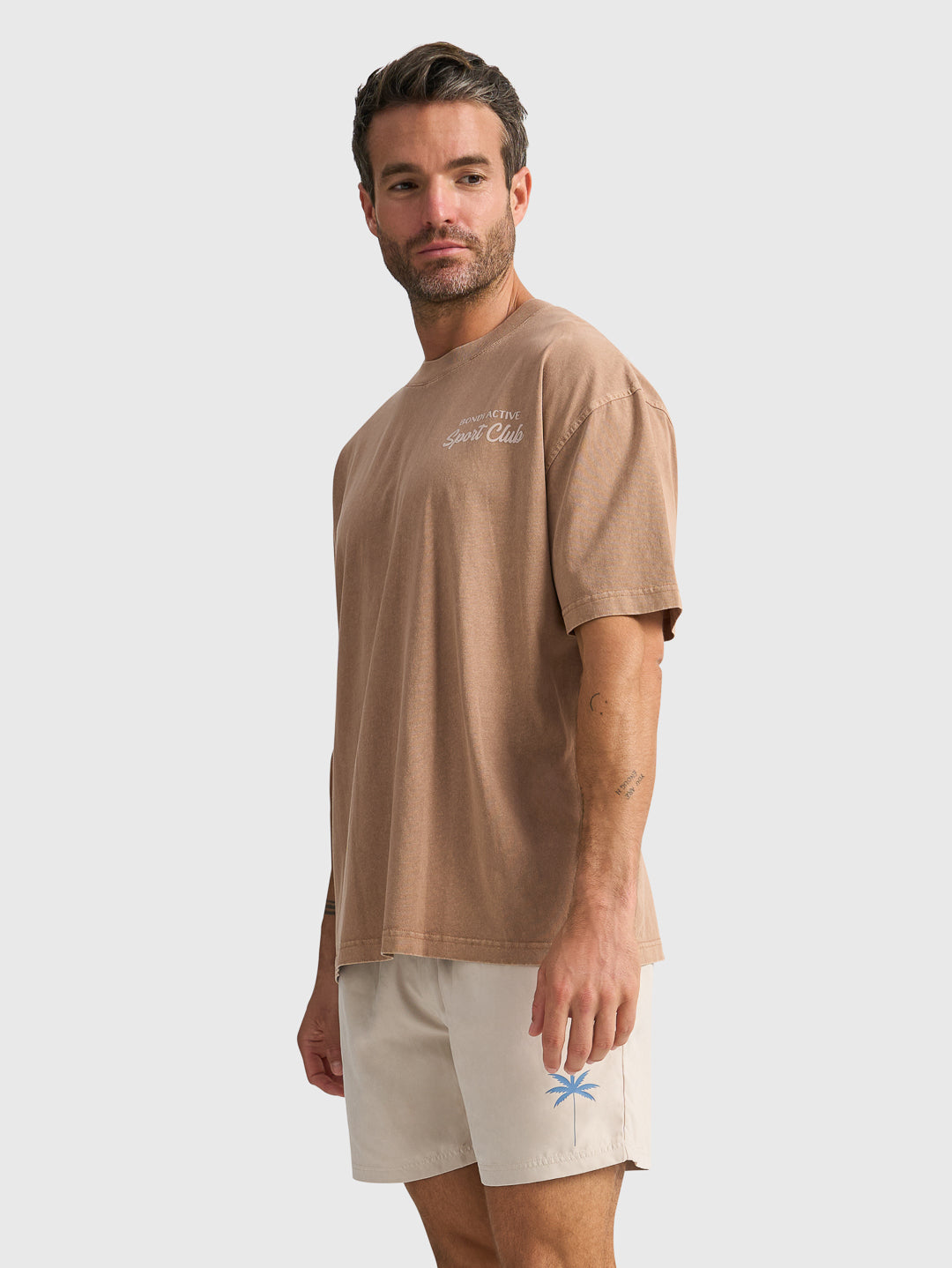 ATHLETIC DEPT. OVERSIZED TEE - MOCHA