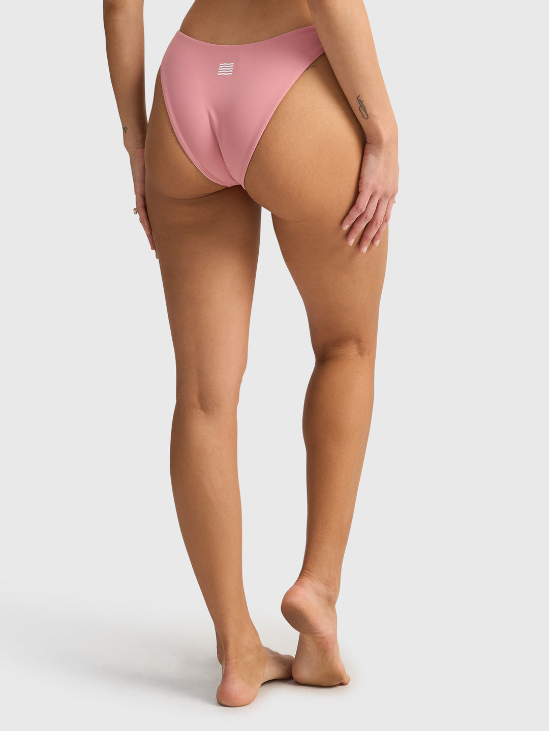 GLORY DAYS HIGH LOW SWIM BOTTOM - BLUSH