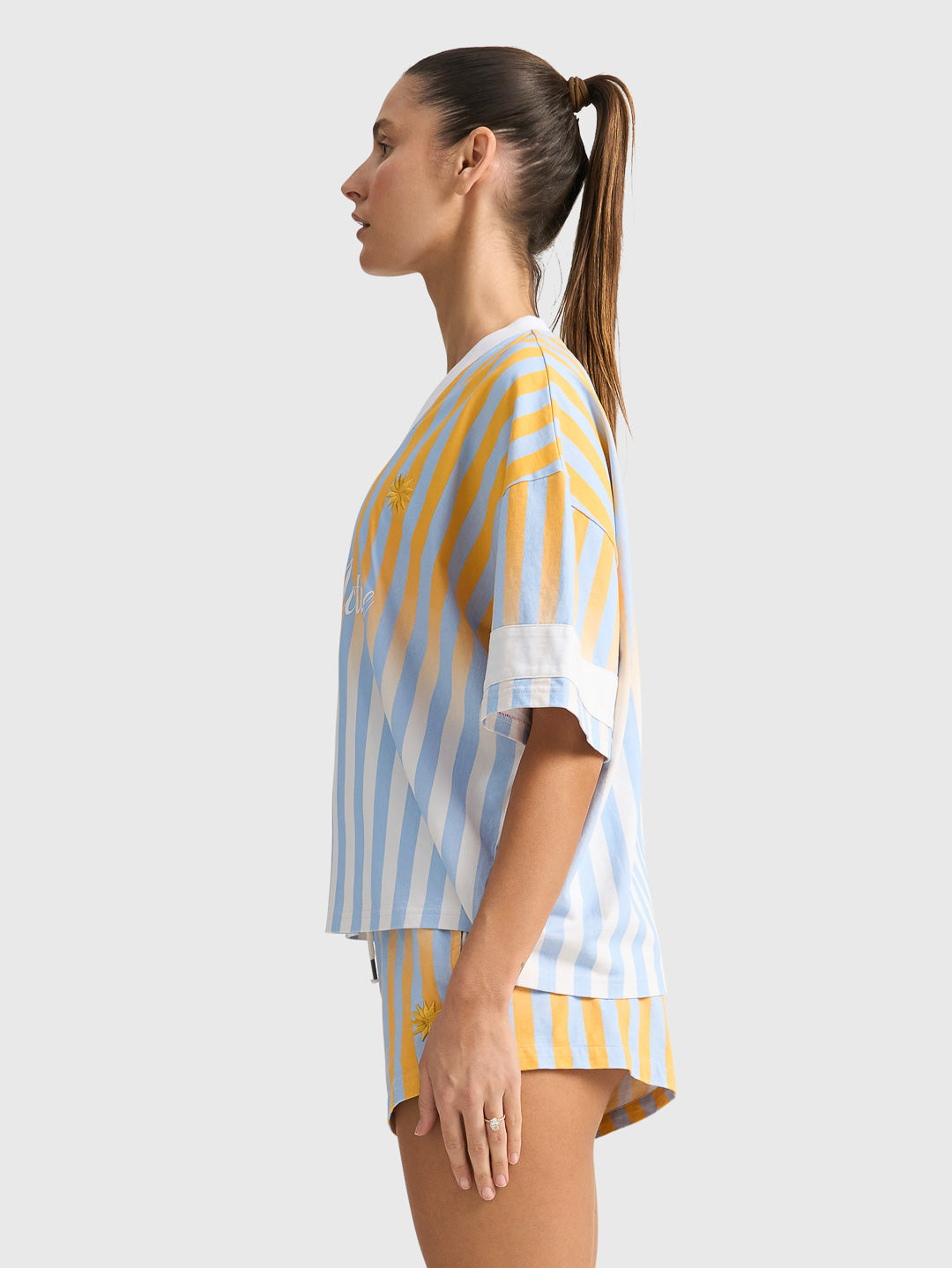 GD HEAVY COTTON JERSEY TEE - AOP