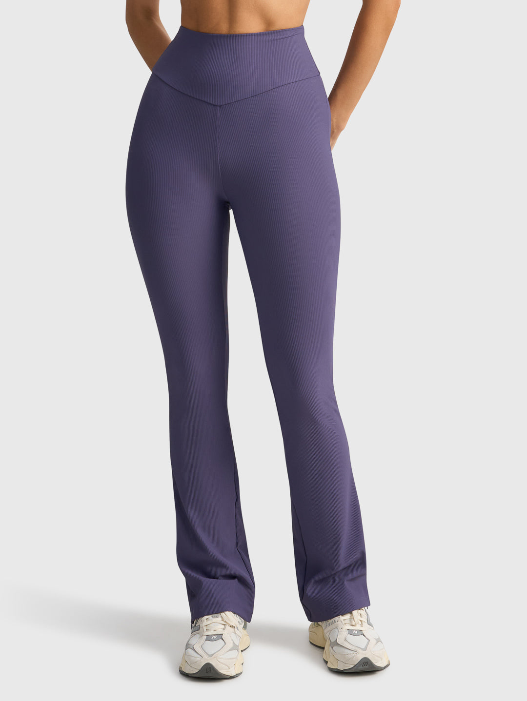 WERTHY 美脚RIB FLARE LEGGINS WERTHY 美脚RIB FLARE LEGGINS