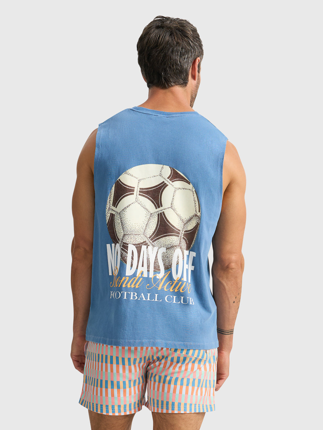 NO DAYS OFF TANK - SMOKEY BLUE