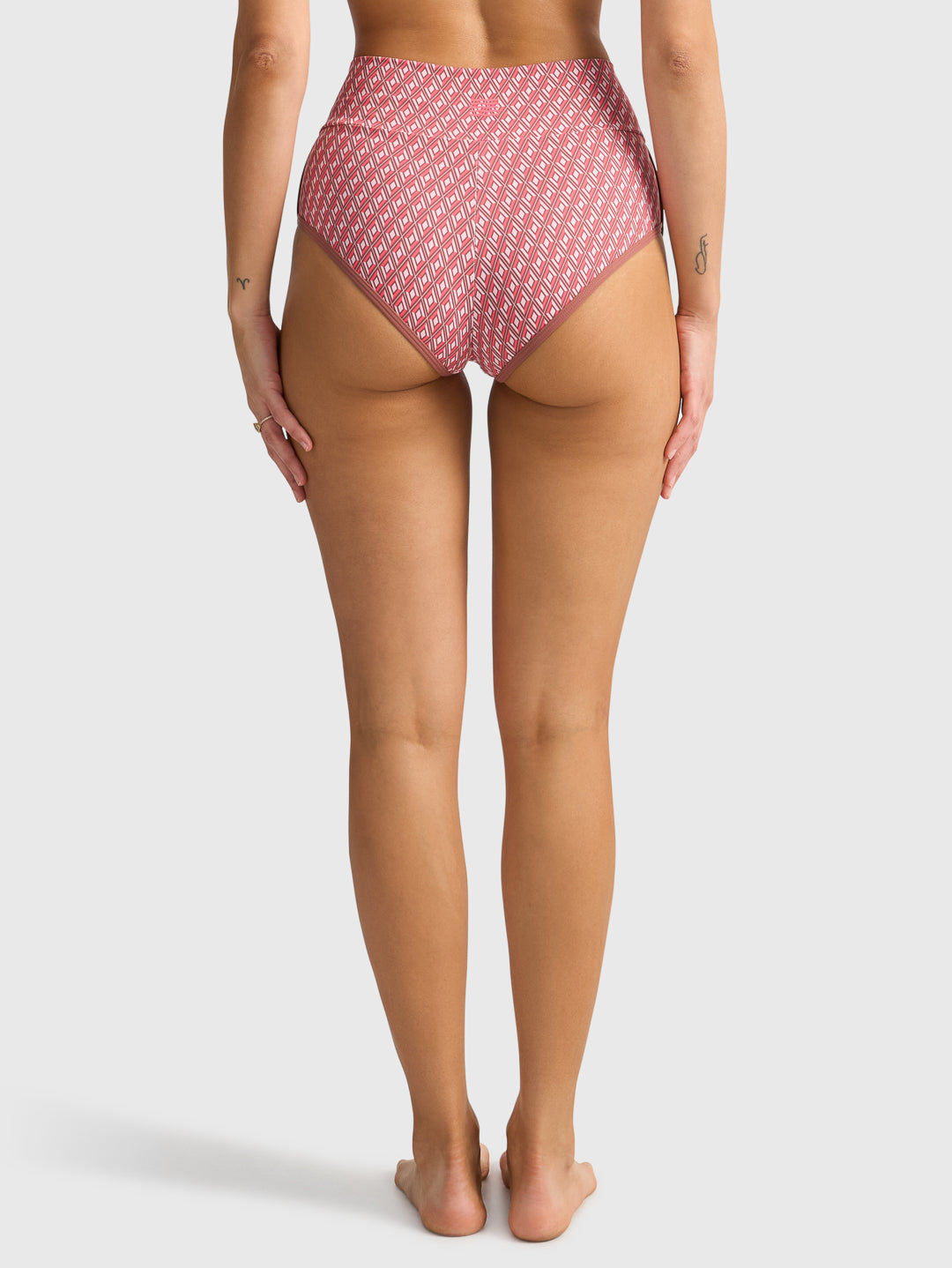 SPORT CLUB GEO CHEEKY SWIM BOTTOMS - GEO PINK