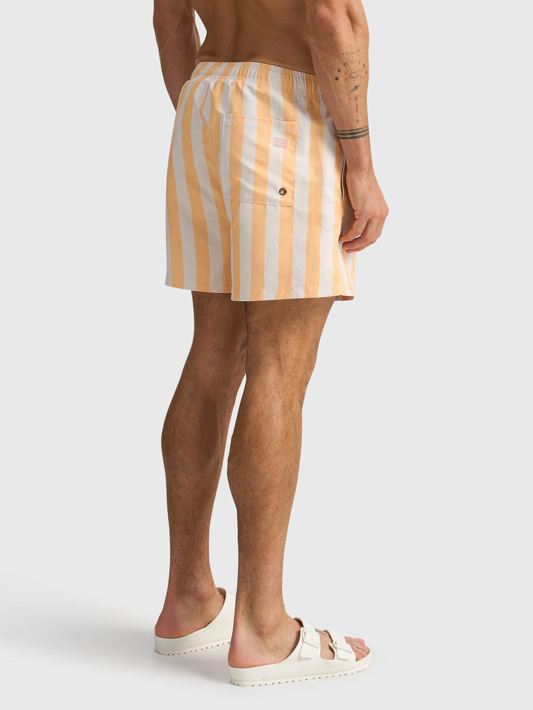 GLORY DAYS SWIM SHORT - BANANA STRIPE