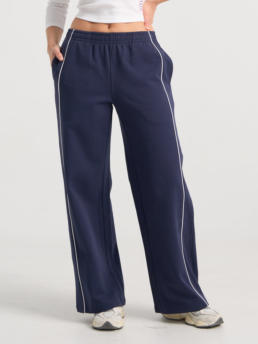 Forma Wide Leg Pant - Navy