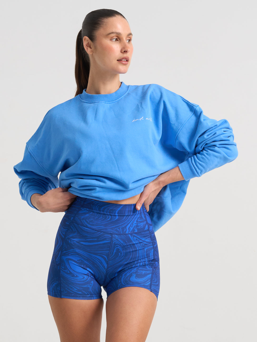 Forma Logo Crew- Washed Blue