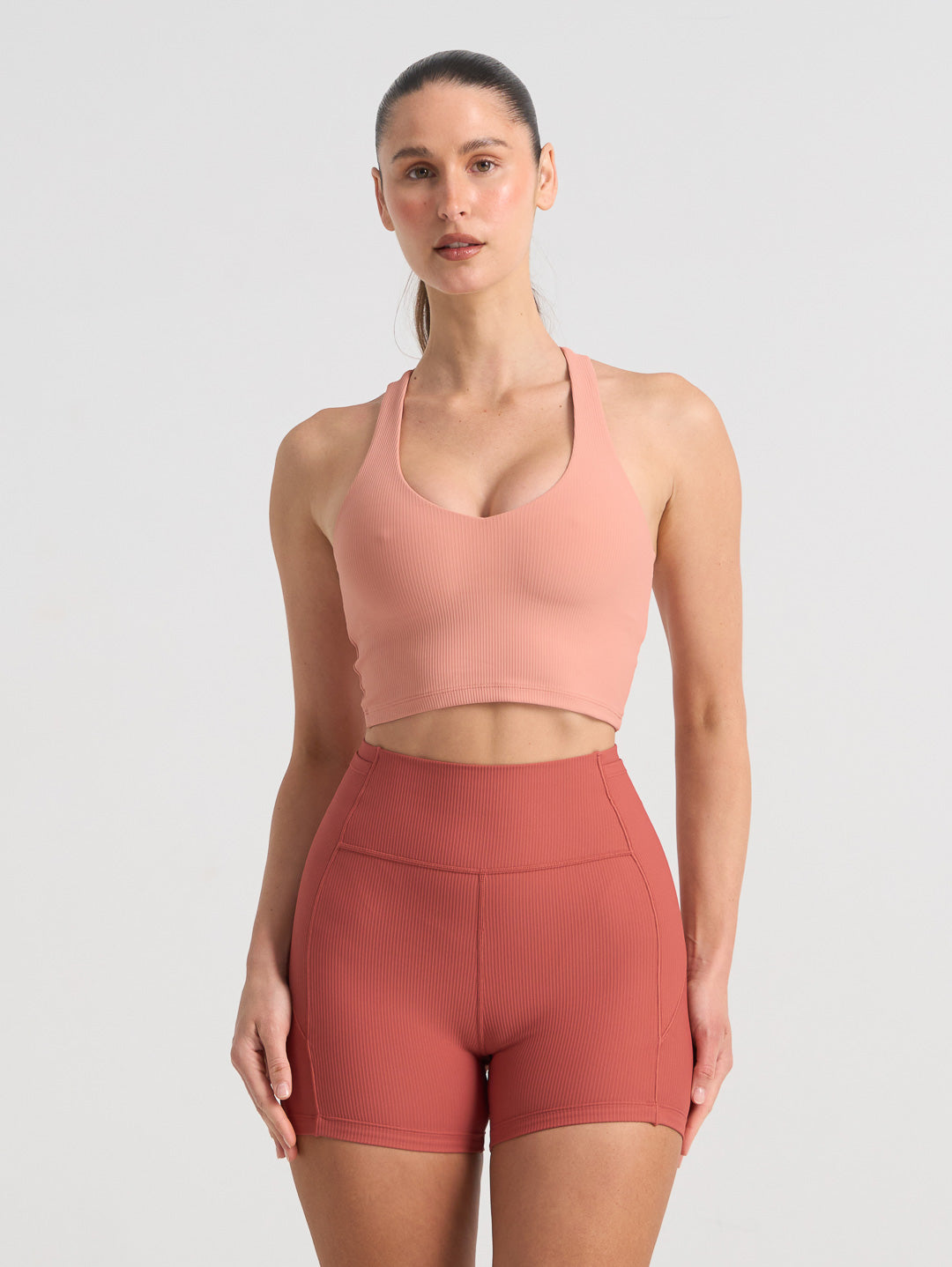 GLORY DAYS CROSS BACK CROP - SOFT CLAY