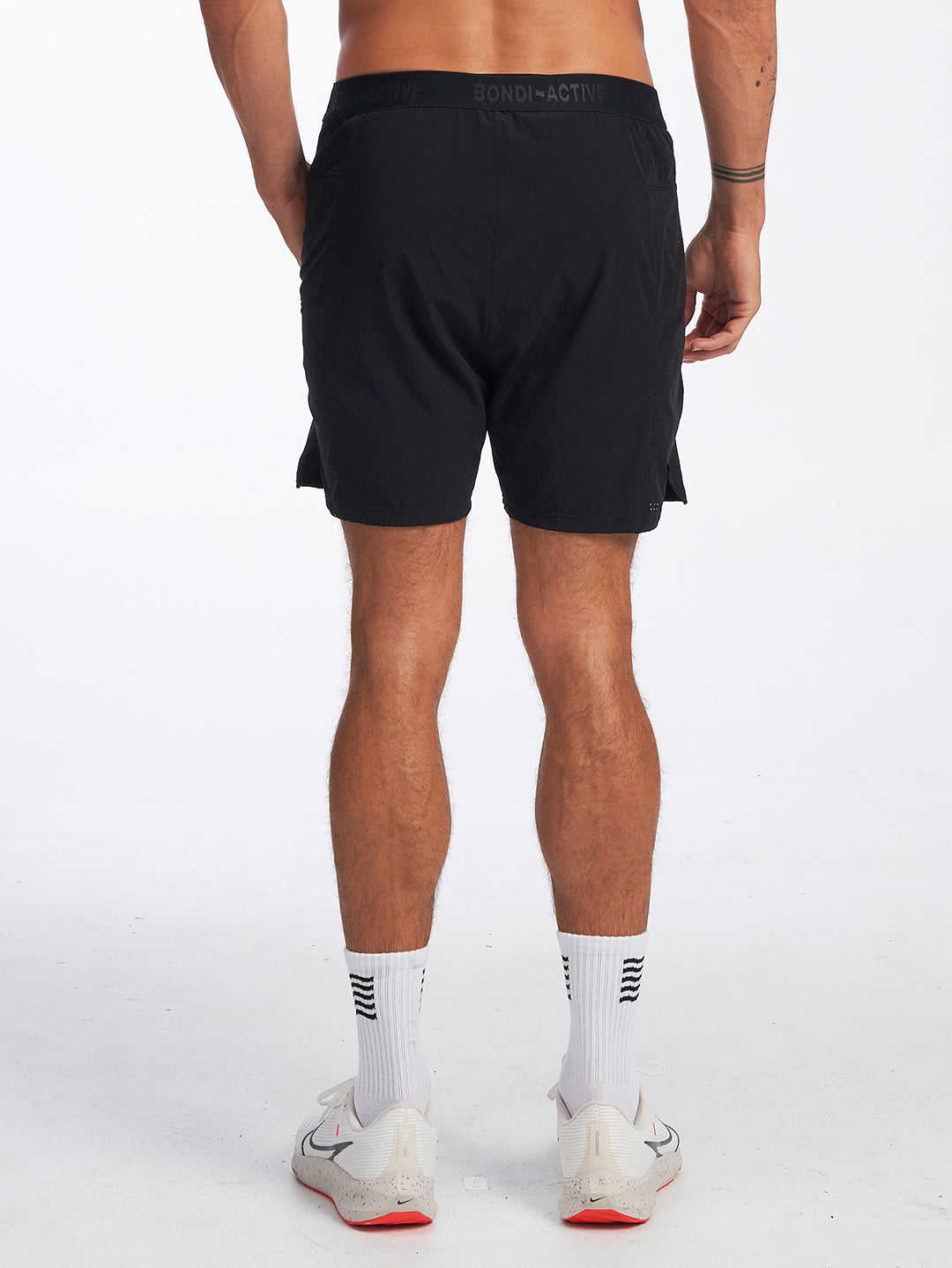 2 in 1 Run Short - Black