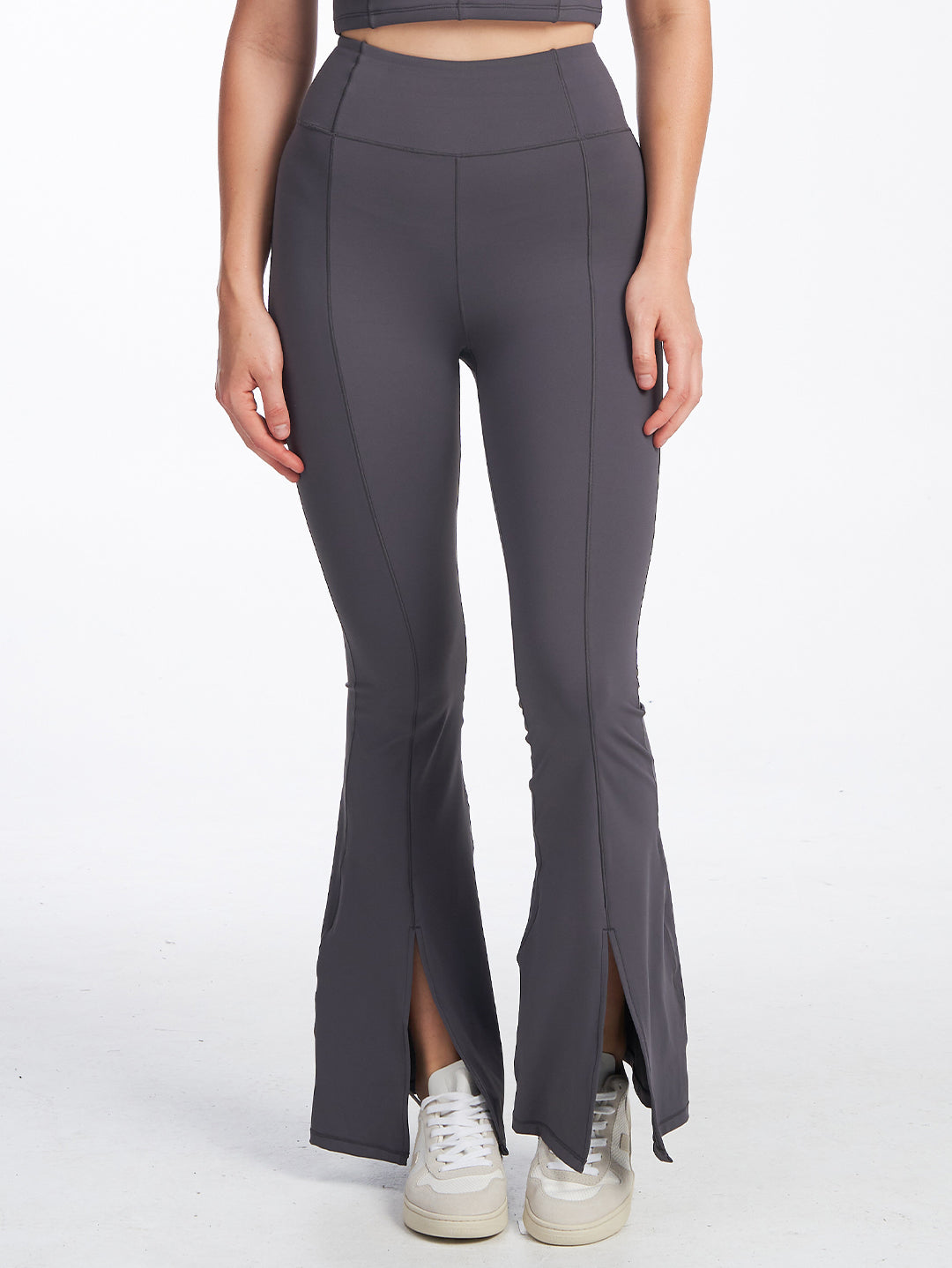 Full Length Flare Pant - Steel