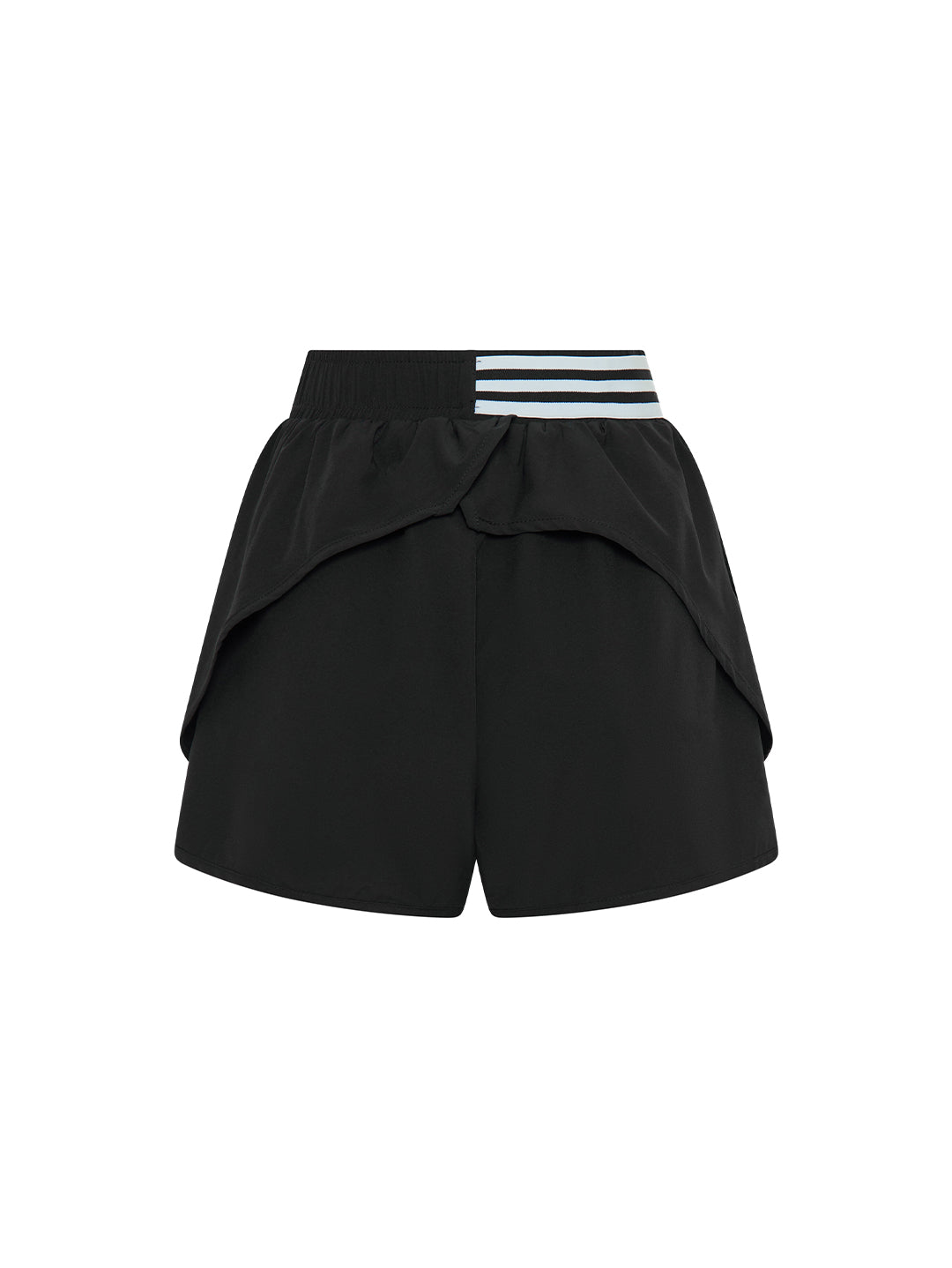 Layered Running Short - Black