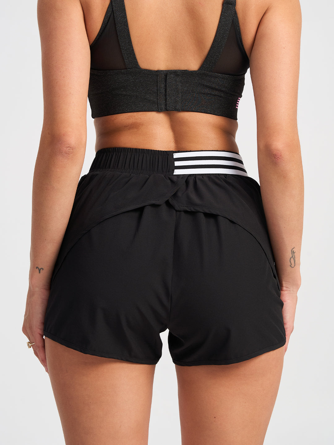 Layered Running Short - Black