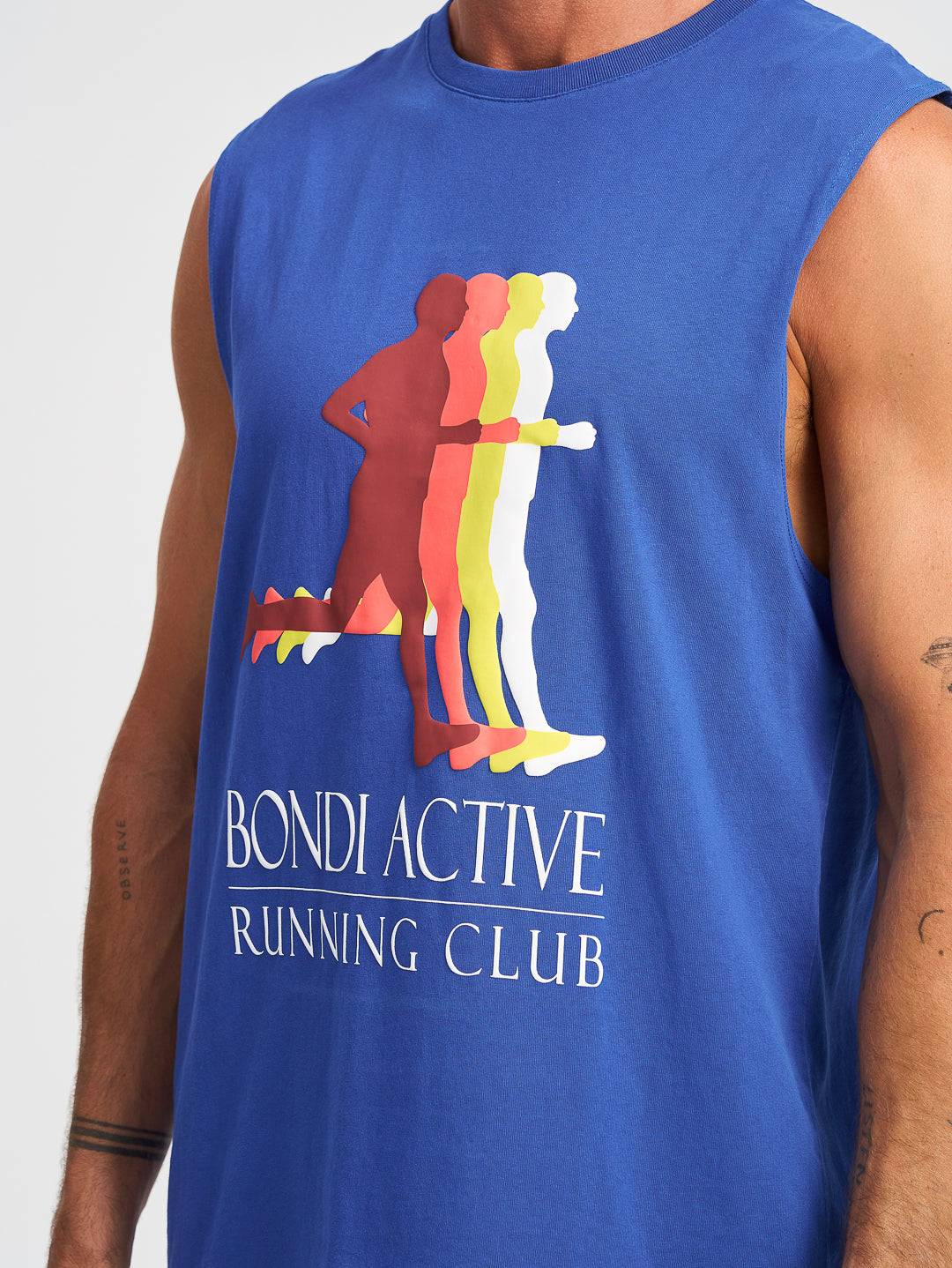 Run Club Tank - Cobalt