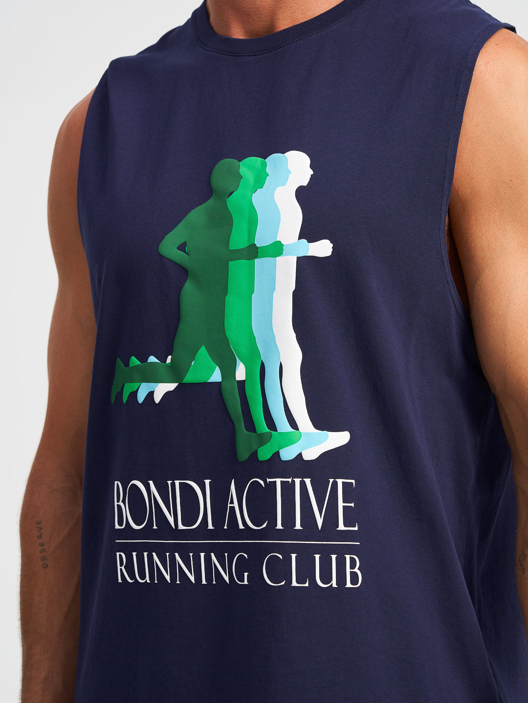 Sports Club Tank - Navy