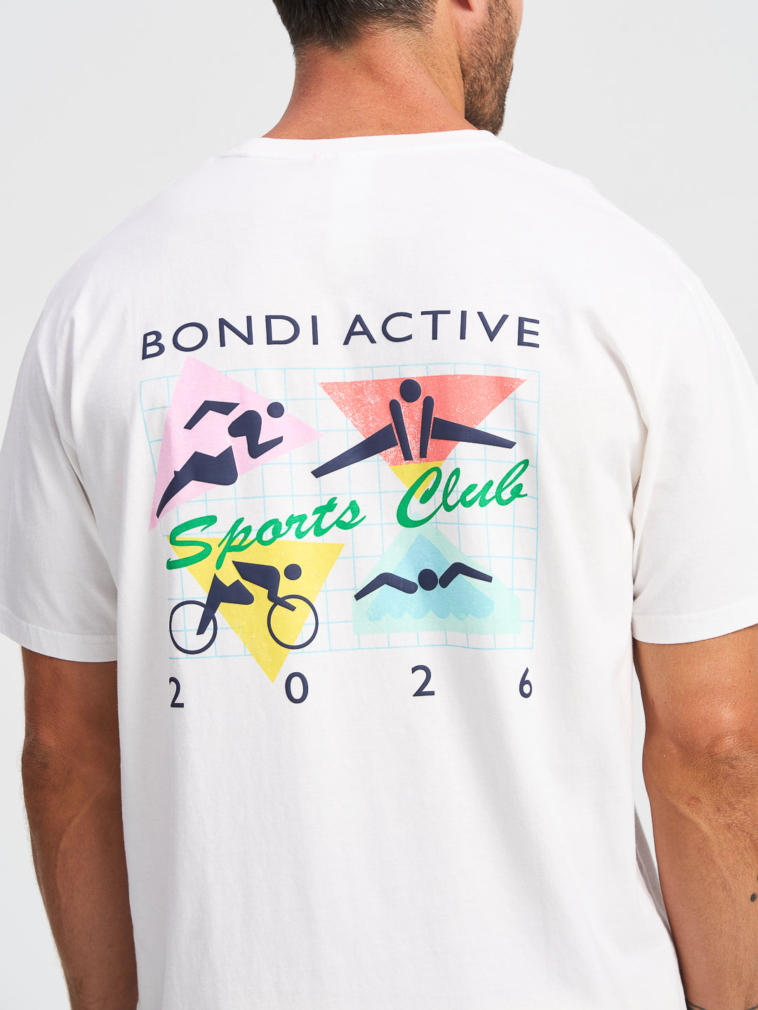 Sports Club Tee - White