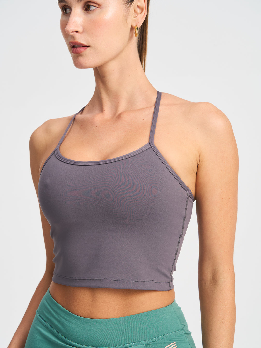 STRAPPY RACER CROP