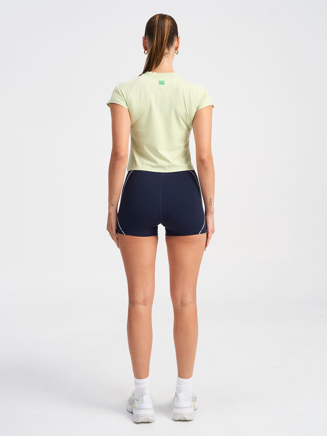 Cropped Tech Tee Green